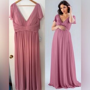Kennedy Blue Dusty Pink Bridesmaid Dress Kayli